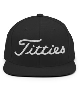 Titties Golf Snapback Hat