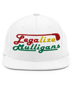 Legalize Mulligans Golf Snapback Hat