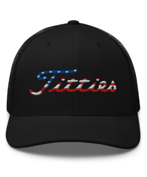 Titties Golf USA Trucker Hat